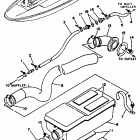Wave Runner VXR-WRB650Q Выхлопная система 2