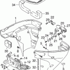 BJ25E4SUC Нижний кожух двигателя