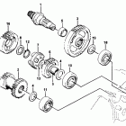 400-500 Manual Secondary transmission assembly (4x4)