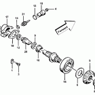 400-500 Manual Speedometer drive assembly (4x4)