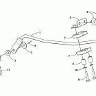 400-500 Manual Front shift linkage assembly