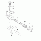500 Auto Secondary gear shift assembly