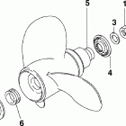 BJ115L4SDA Винт гребной
