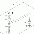 BJ140CX4DR Рулевая тяга