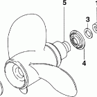 BJ140L4SDR Винт гребной