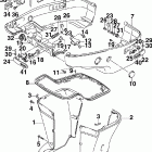 BJ200X4SO Нижний кожух двигателя