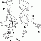 BJ200X4SO Engine control module, power trim  /  tilt relay & switc...