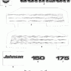 J150CXSOB Наклейки Белая модель