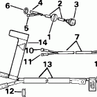 J25TELSOM Start switch & cables