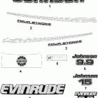 J15TE4SR (R and F) Наклейки