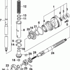 J25PL4SRS, J25TEL4SRS Шестерни