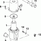 J115PL4STS ЦИЛИНДР НАКЛОНА