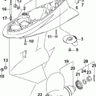 J140CX4STS Gearcase, counter rotation