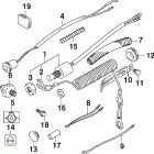 J10RL4SNF 4-Stroke, Tiller,  Rope, Carburetor, White, 20 Чека остановки двигателя