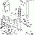 J10TE4SNF 4-Stroke, Tiller electric, Carburetor, White, 15 in., ПОВОРОТНЫЙ КРОНШТЕЙН