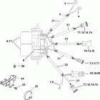 J115PXSNF Carbureted, 25 in. shaft, White, Remote, Elec, TNT, Автоматический триммер и Электрический Наклон