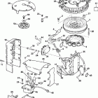 J150CXSNF Carbureted, 25 in. shaft, White, Counter Rotation Электрическая система