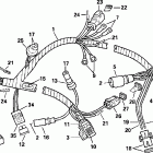 J150CXSNF Carbureted, 25 in. shaft, White, Counter Rotation Жгут проводов