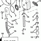 J30RLSNF Rope start,  White, Tiller, 20 in. shaft, A/C Light ТОПЛИВНЫЙ НАСОС