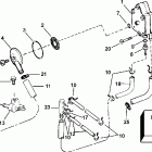 J40RLSNF 20 in. shaft, White, Tiller, Rope, Touch Trim Топливный насос и фильтр