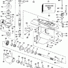 J40RLSNF 20 in. shaft, White, Tiller, Rope, Touch Trim Редуктор