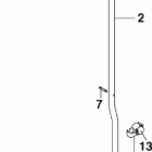 J50PL4SNF 4-Stroke, Remote, White, 20 in. shaft, Power Trim&Tilt ШТОК ПЕРЕКЛЮЧЕНИЯ ПЕРЕДАЧ