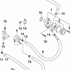 J50PL4SNF 4-Stroke, Remote, White, 20 in. shaft, Power Trim&Tilt ТОПЛИВНЫЙ НАСОС