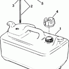 J50PLSNF Oil Injection, 20 in., White, Remote, Elec, TNT, Топливный бак  6 gallon - 40hp только