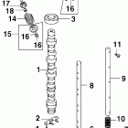 J60PL4SNF 4-Stroke, Elec. Start, TNT, 20 IN. shaft РАСПРЕДВАЛ