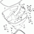 J60PL4SNF 4-Stroke, Elec. Start, TNT, 20 IN. shaft Нижний кожух двигателя