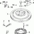 J60PL4SNF 4-Stroke, Elec. Start, TNT, 20 IN. shaft Маховик