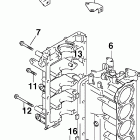 J70PL4SNF 4-Stroke, Elec. Start, TNT, 20 IN. shaft Цилиндр & Картер