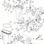 J50PLSNF Oil Injection, 20 in., White, Remote, Elec, TNT, Exhaust housing   /   stern bracket