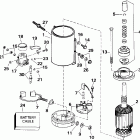 BJ135VXSIF elec start, TNT, 25 in shaft, wht, n/a usa Стартер