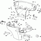 J105WELSIF commercial, elec start, 20 in shaft Lower engine cover - 105wp models