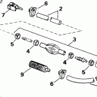 J105WRLSIF commercial, rope start, 20 in shaft Hose & filter