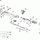 J105WRYSIF commercial, rope start, 22.5 in shaft Румпель
