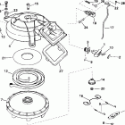 J10RGTSIC elec start,15 in shaft, wht Ручной стартер