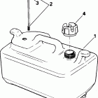J10RGTSIC elec start,15 in shaft, wht Топливный бак - 6 галлон