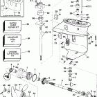 J10RSIM rope start, tiller, 15 in shaft Редуктор