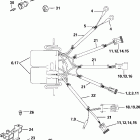 J150VCXSIF elec start, TNT, 25 in shaft, wht, cntr rotate Автоматический триммер и Электрический Наклон