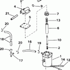J15RSIB rope start, tiller, 15 in shaft Electric primer system