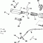J15WRLSIR commercial, rope start, tiller, 20 in shaft Румпель