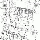 J250VXSIF elec start, TNT, 25 in shaft, wht Gearcase - standard rotation - vl - hgl models
