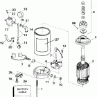 J25ESIC elec start, remote, 15 in shaft Электрический стартер