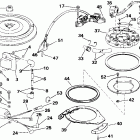 J25JRSIE jet drive, rope start, tiller, 15 in shaft Зажигание