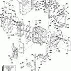 J25RSID rope start, tiller, 15 in shaft Цилиндр & Картер