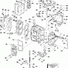 J25WRLSIR commercial, rope start, tiller, 20 in shaft Цилиндр & Картер