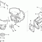J2RTVSIA Commercial, Rope Start, Tiller, 15 IN. shaft, wht Cylinder & crankcase , reed valve