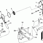 J30JRSIE jet drive, rope start, 15 in shaft Топливный насос и фильтр